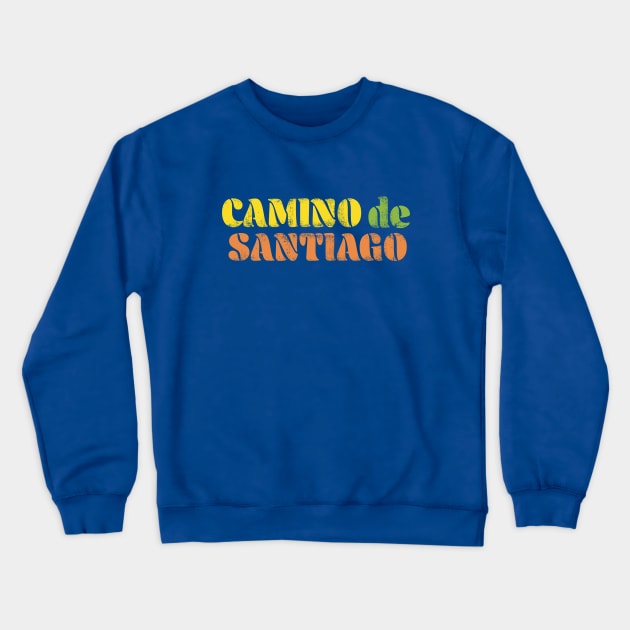 Camino de Santiago Crewneck Sweatshirt by Mumgle